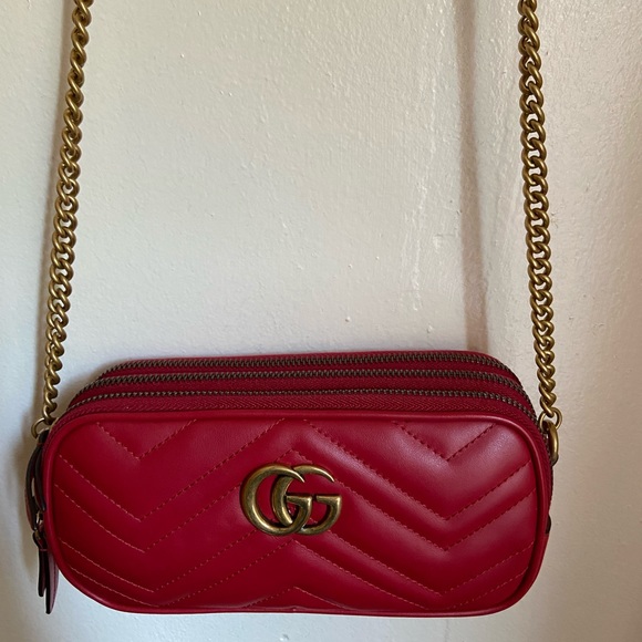 GG Marmont Mini Chain Bag - Picture 1 of 4